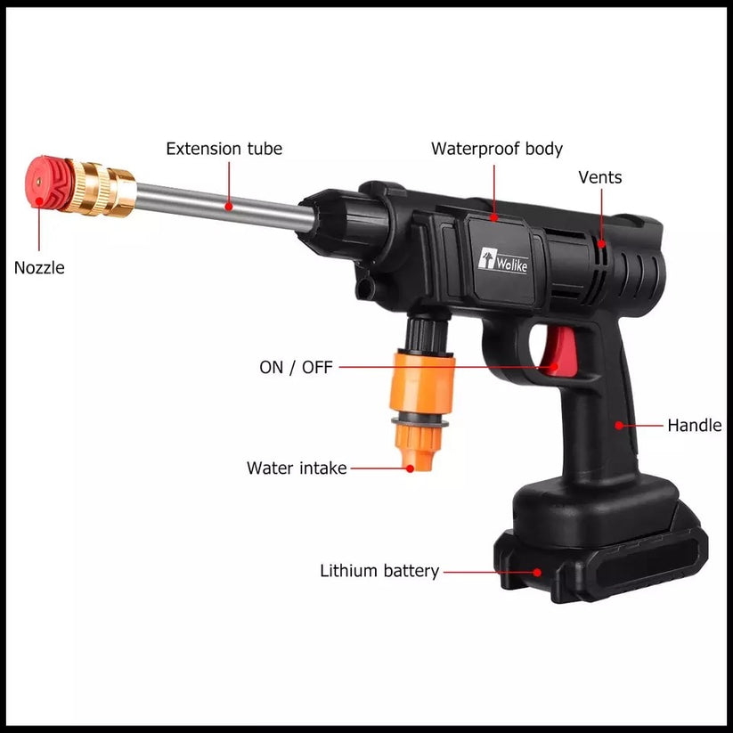 Wireless High Pressure Car Washer water Gun