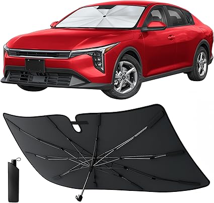 Foldable Car Sun Shade Umbrella for Windshield – UV and Heat Protection