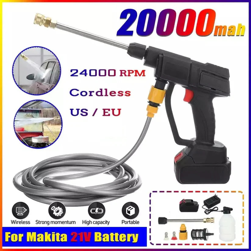 Wireless High Pressure Car Washer water Gun